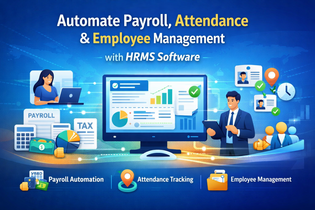 Automate Payroll, Attendance & Employee Management with HRMS Software