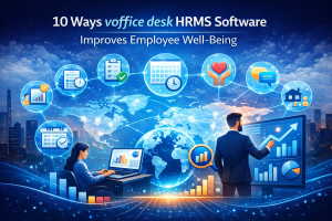 10 Ways Voffice Desk HRMS Software Improves Employee Well-Being
