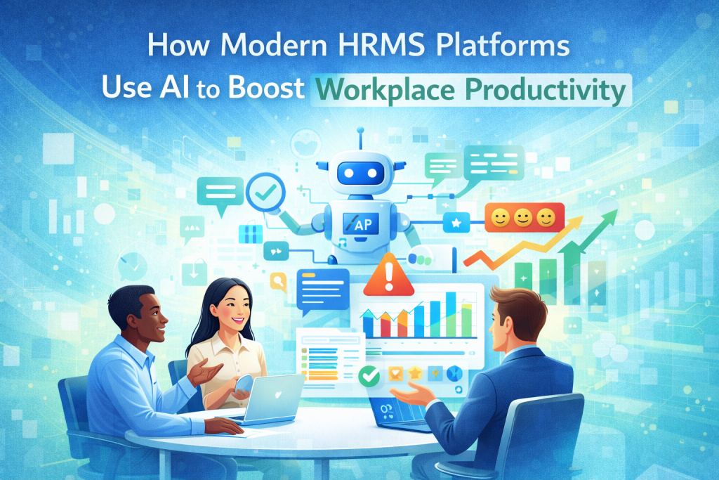 How Modern HRMS Platforms Use AI to Boost Workplace Productivity