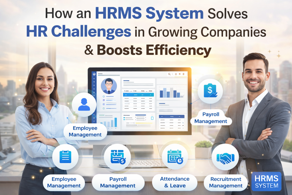 How an HRMS System Solves HR Challenges in Growing Companies & Boosts Efficiency