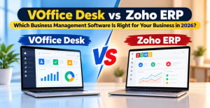 VOffice Desk vs Zoho ERP: Which Business Management Software Is Right for Your Business in 2026?